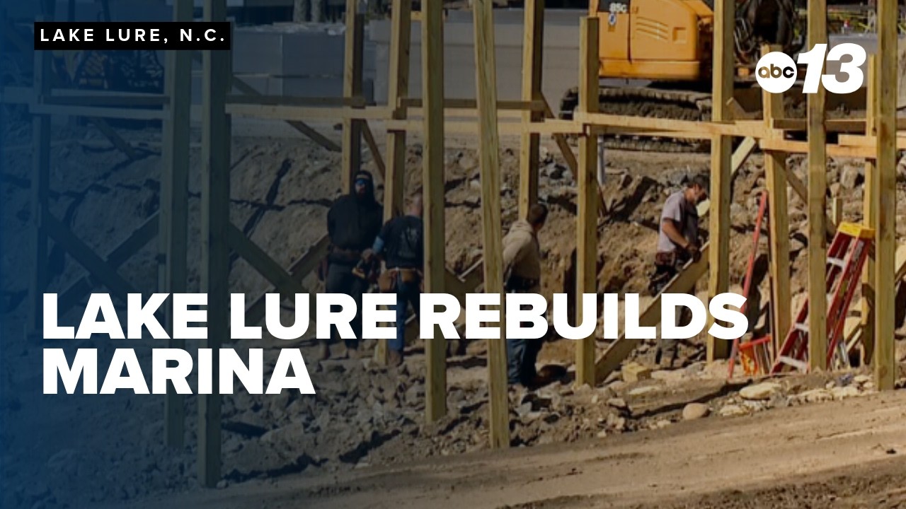 Озеро Лур восстанавливает пристань для яхт.