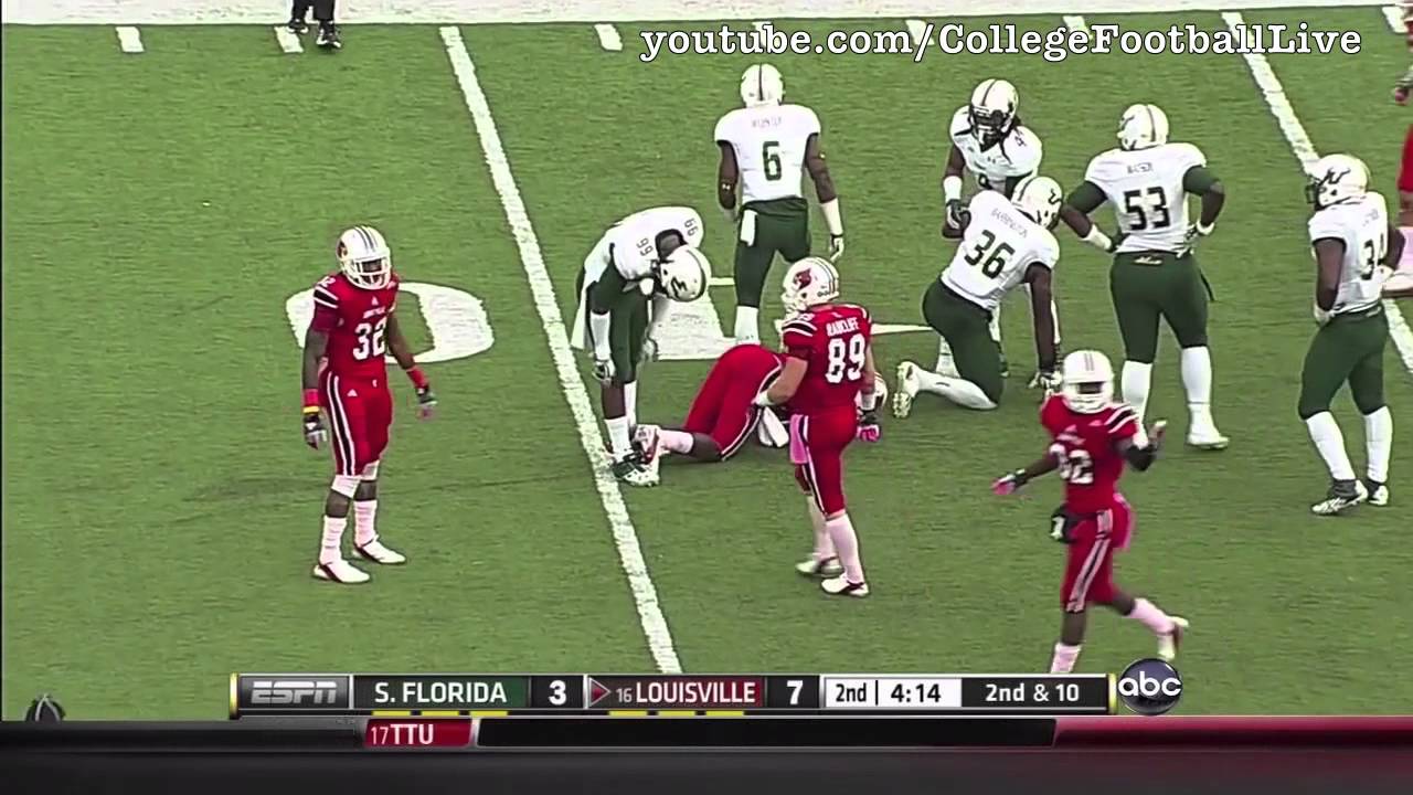 Louisville QB Teddy Bridgewater vs South Florida ᴴᴰ