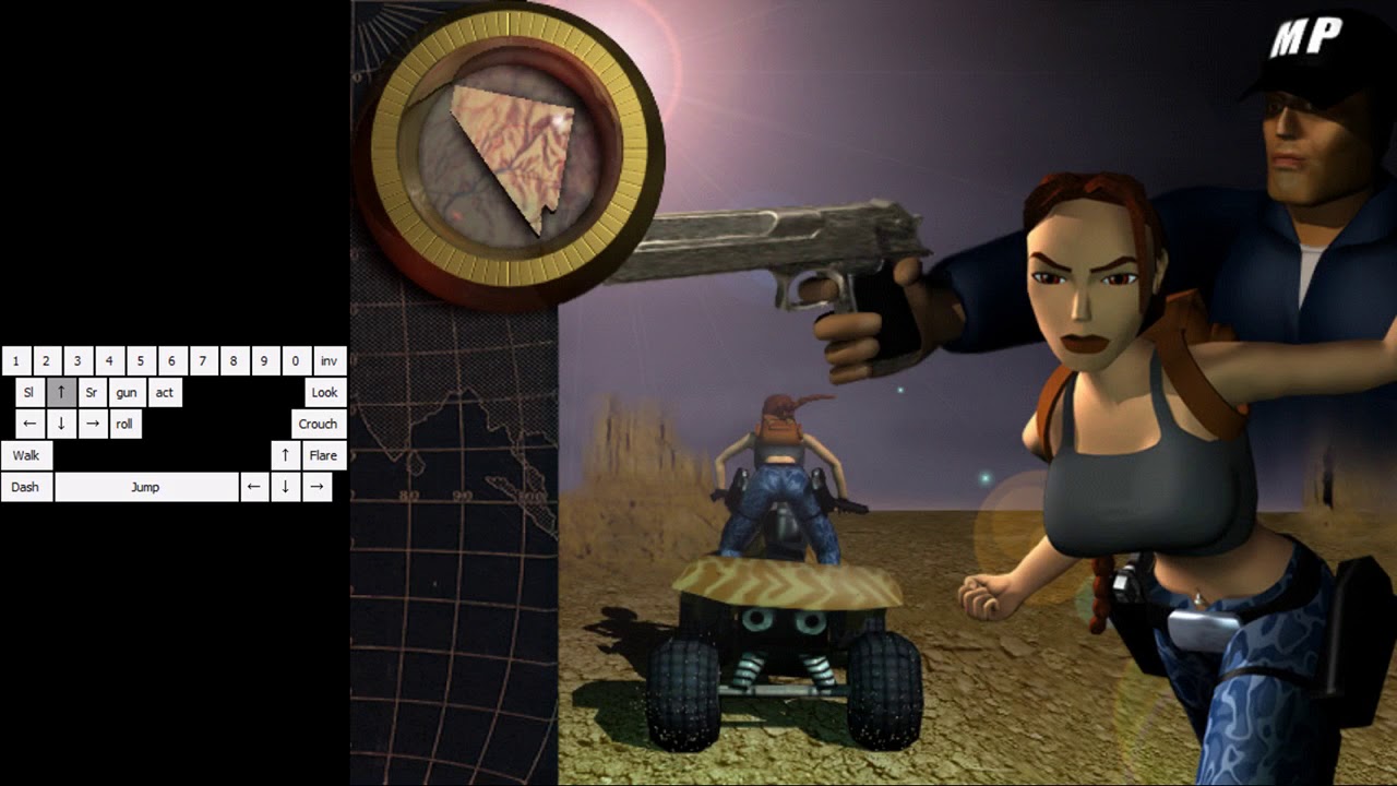 Tomb Raider 3 Glitched Speedrun Tutorial - Nevada Desert
