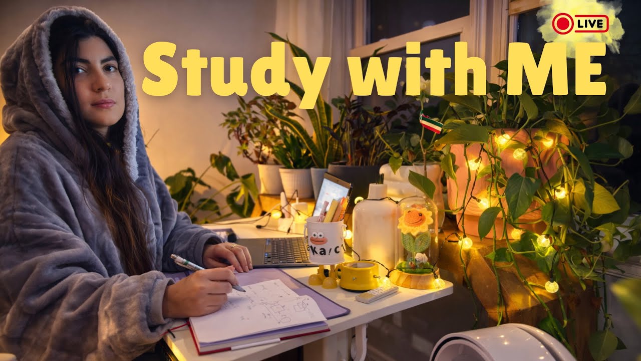 Study With Me LIVE | Night Focus Session | Continuing a Deadline