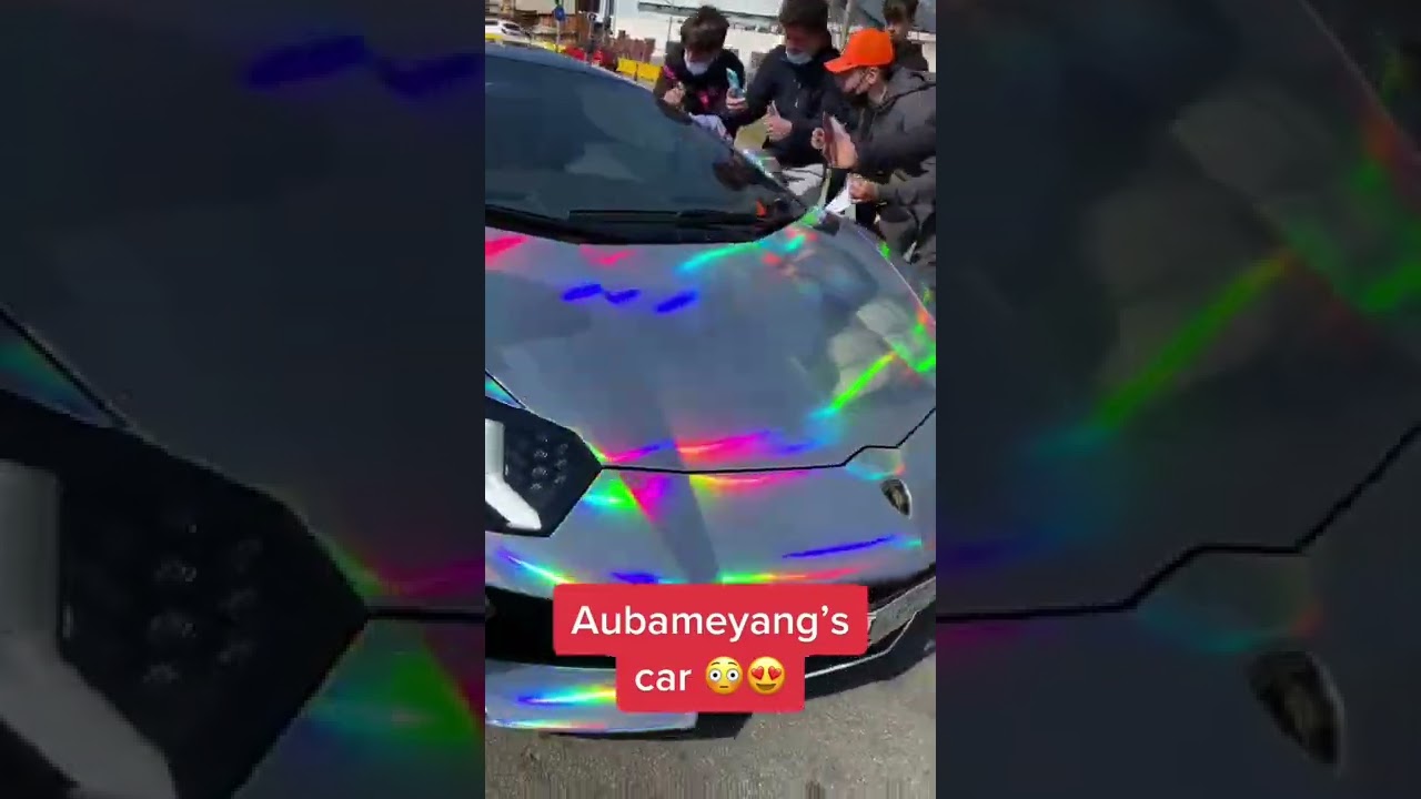 Aubameyang's Car Is Insane 😱