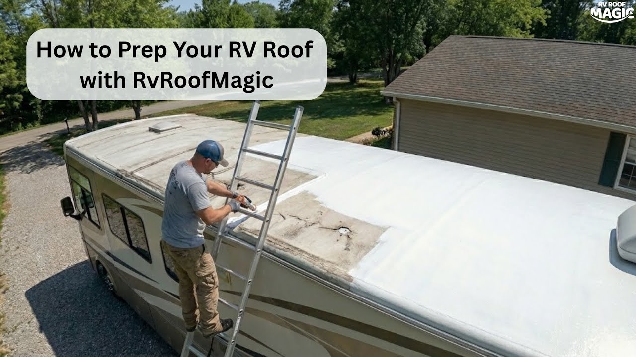 How to Prep Your RV Roof with RvRoofMagic | Inspection & Cleaning Guide