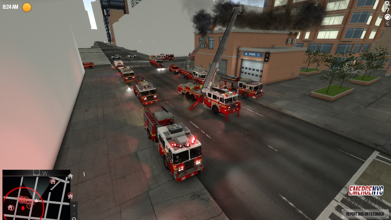 EmergeNYC-- FDNY, NYPD, AND EMS Responding to a fully involved building fire!