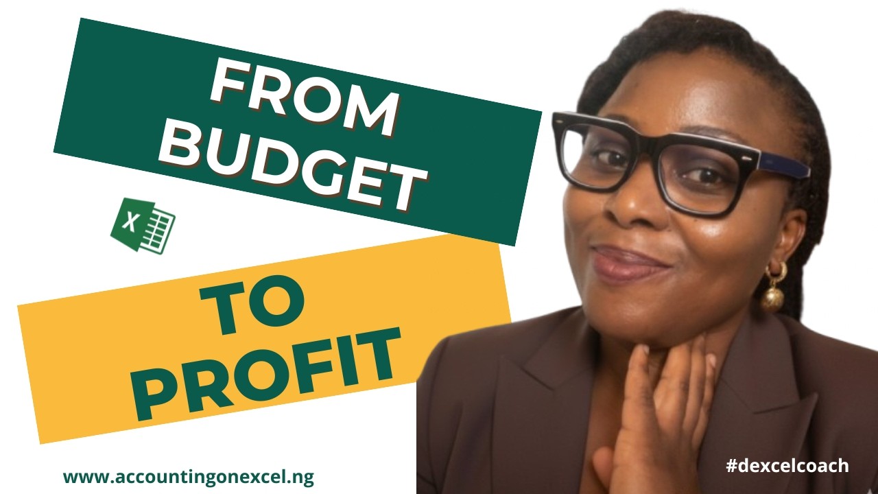 Budgeted Profit & Loss Statement in Excel | Completing the Budget Model