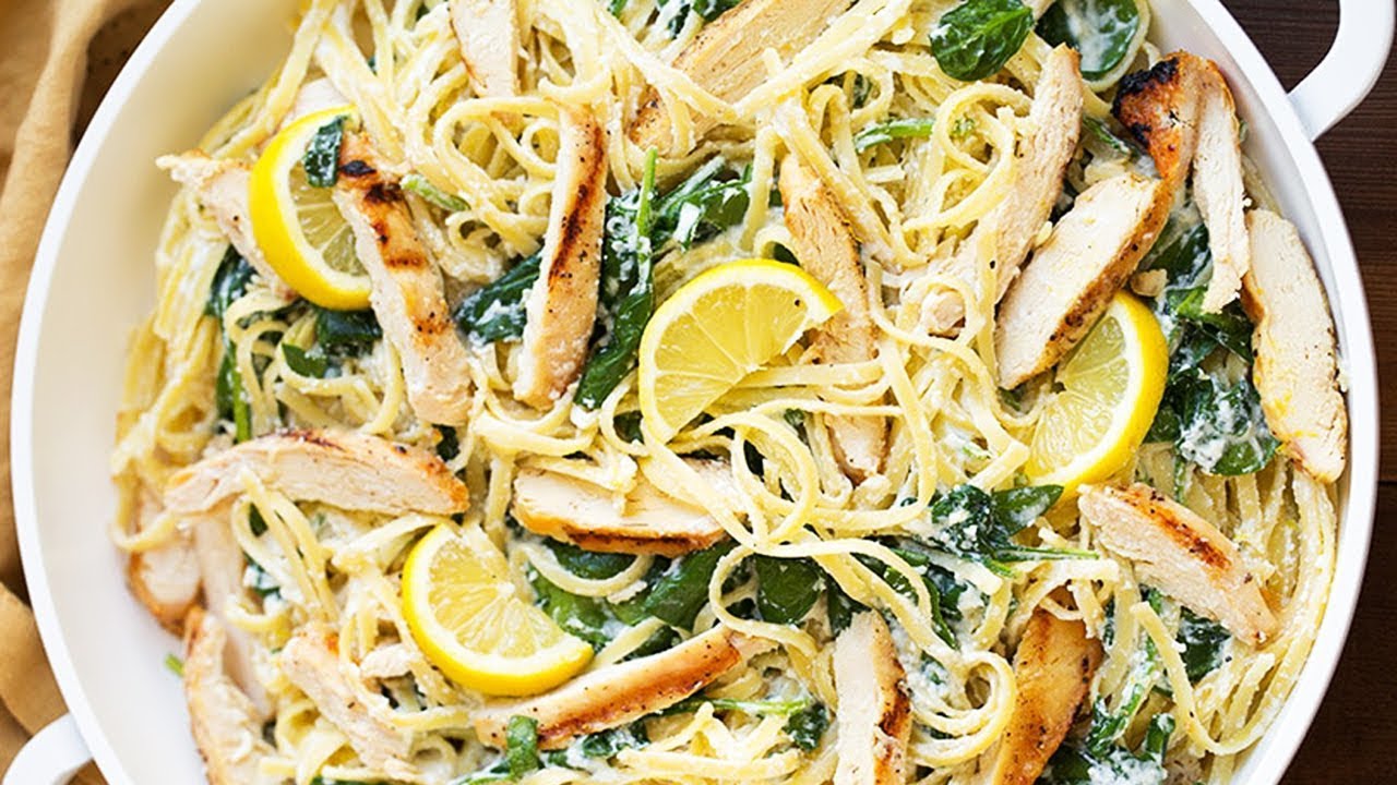 Lemon Butter Chicken Spaghetti | FOOD WAR