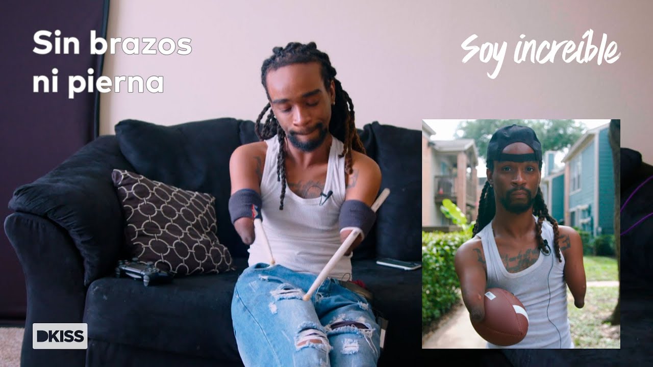 Toca la batería con los brazos amputados |Soy increíble