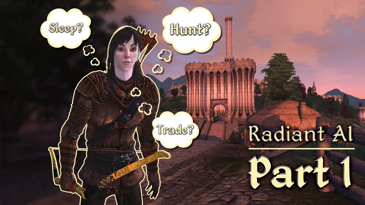 Oblivion but i restored Radiant AI Part 1