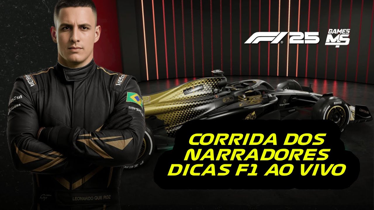 F1 2025 GAMEPLAY AO VIVO | CORRIDA DOS NARRADORES DICAS F1 | GP DO BRASIL | HOST: CRT_Queirozdmel