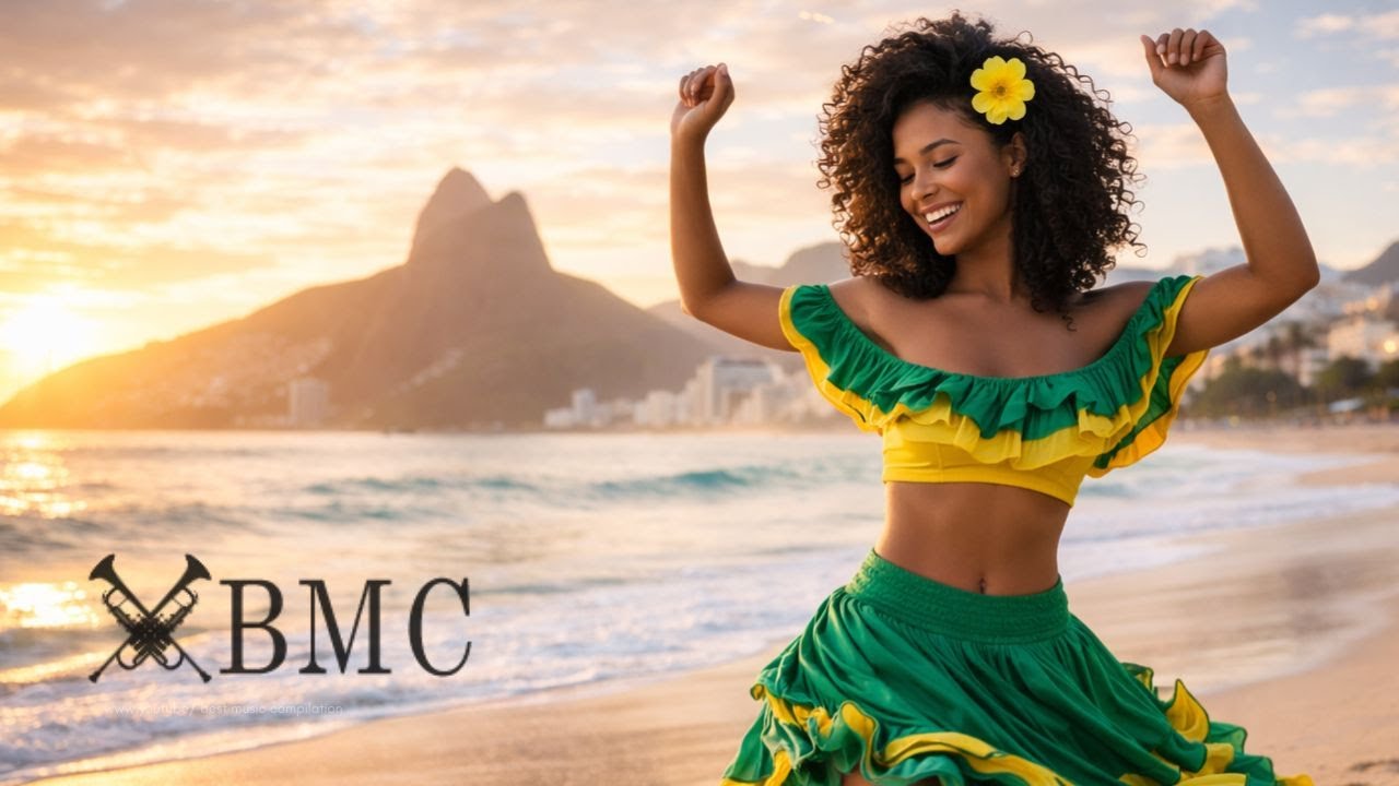 Brazilian music samba, bossa nova acoustic romantic compilation mix instrumental Rio de janeiro.