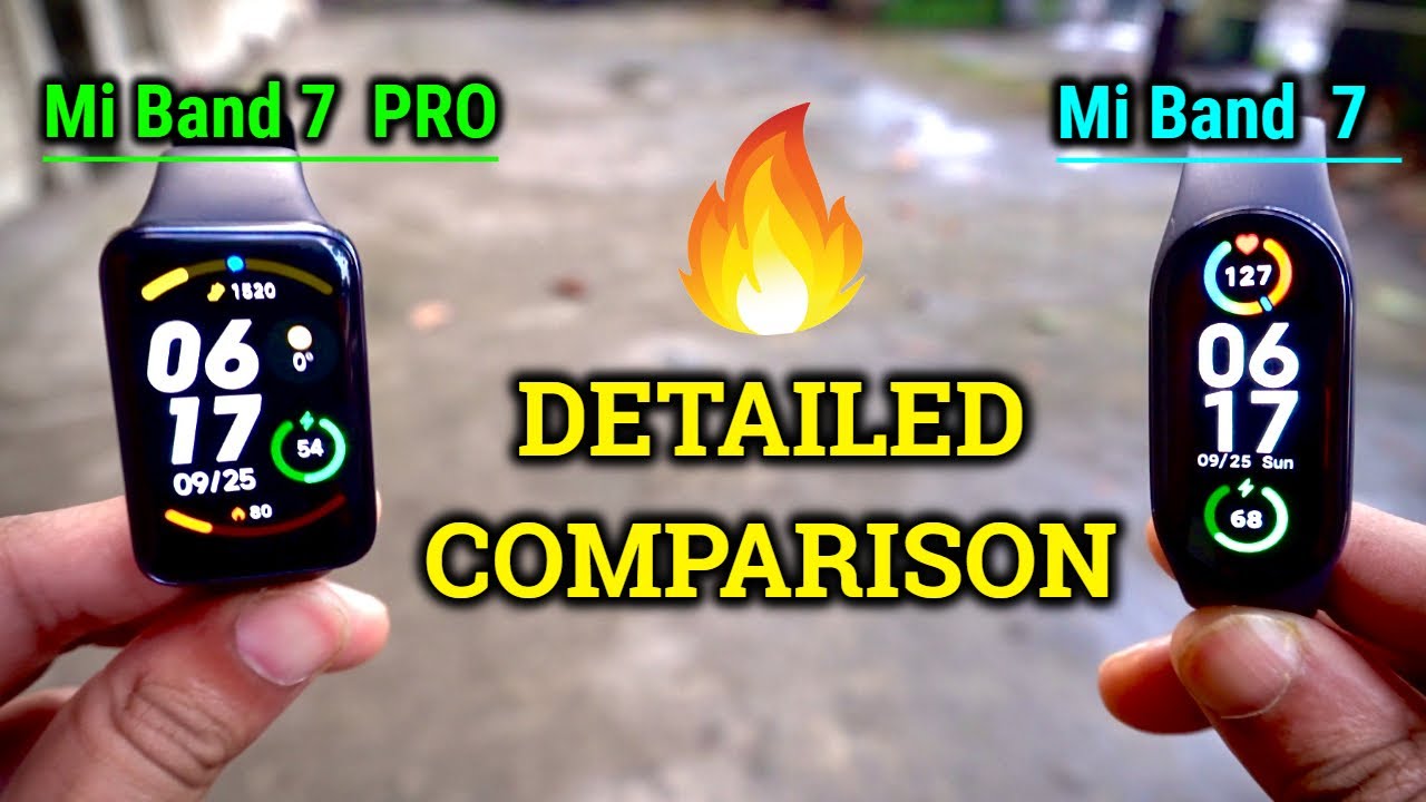Mi Band 7 vs Mi Band 7 PRO | DETAILED COMPARISON | Best Fitness Band under Rs.3500