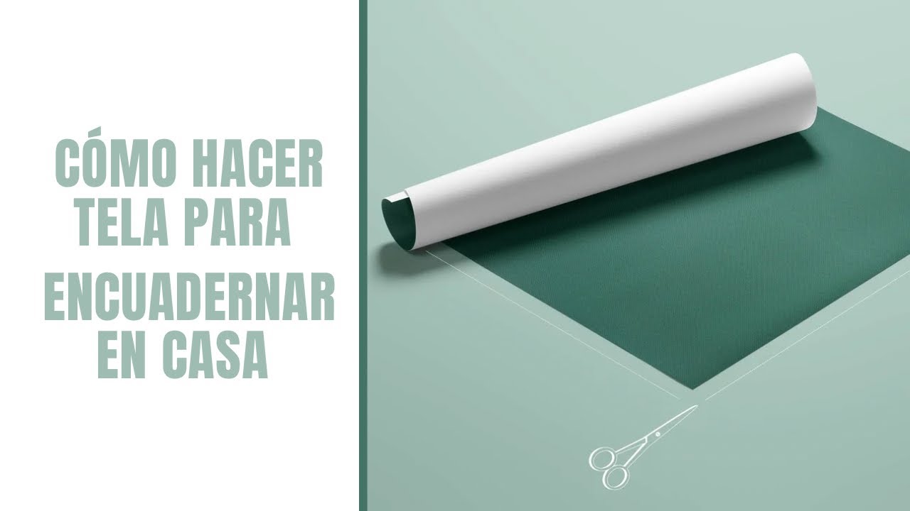 Cómo hacer tela para encuadernar | Scrap para PRINCIPIANTES