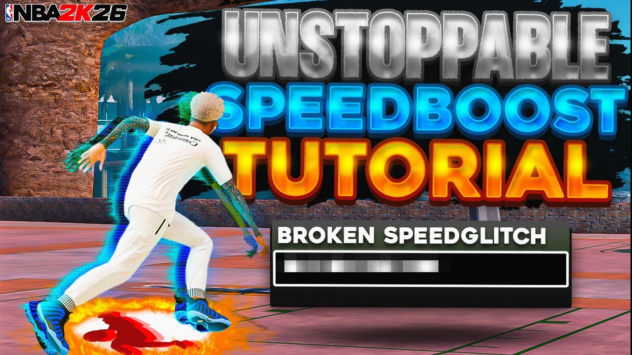 *NEW* SPEEDBOOST GLITCH IS ACTUALLY SO BROKEN IN NBA 2K26! GET WIDE OPEN EVERYTIME! FULL TUTORIAL!