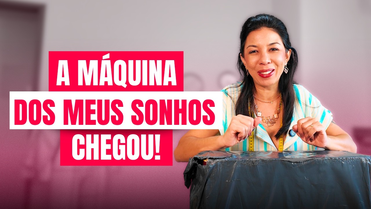 Unboxing da MINHA NOVA MÁQUINA! Singer 4432 Vale a Pena? | Josi Faria