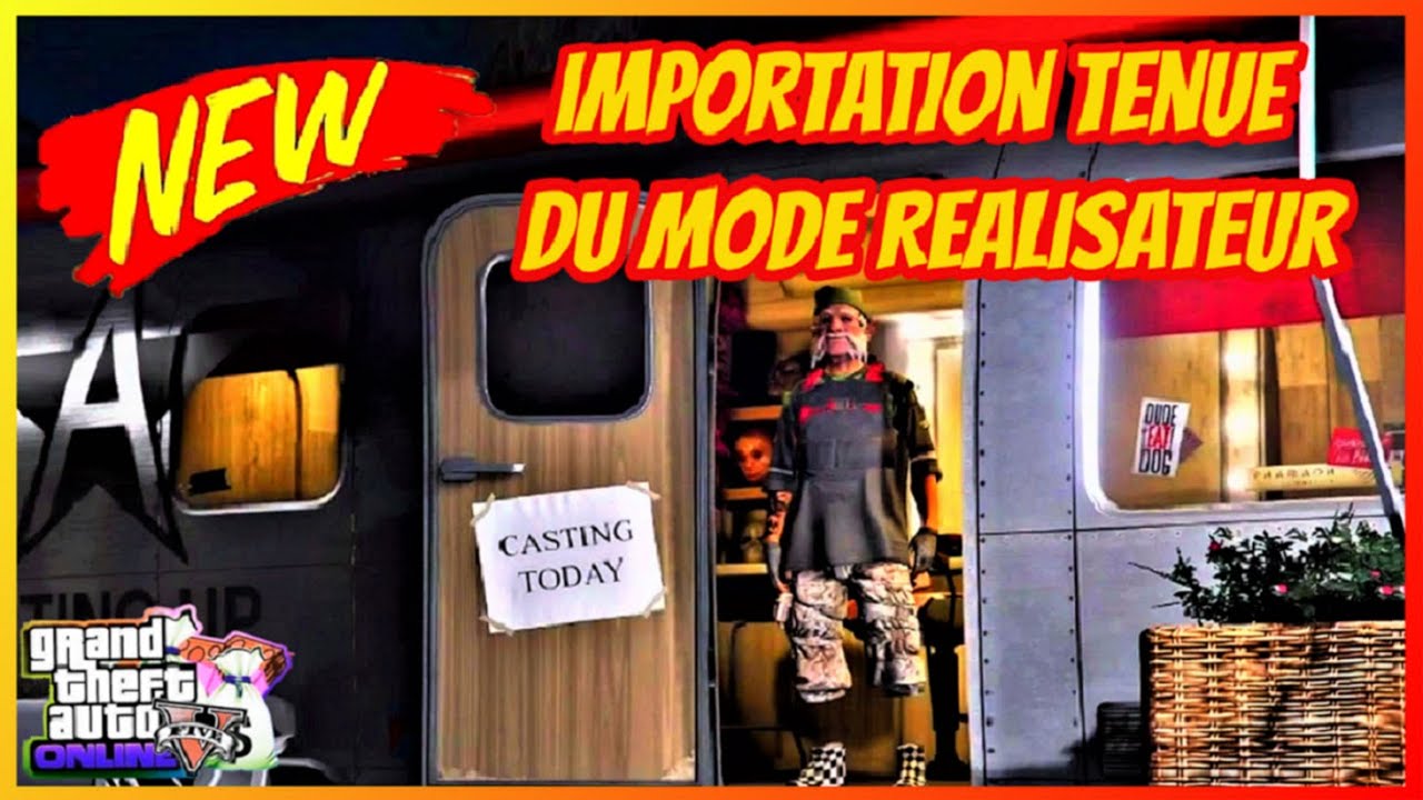 NEW GLITCH IMPORTATION TENUE DU MODE REALISATEUR GTA 5 ONLINE