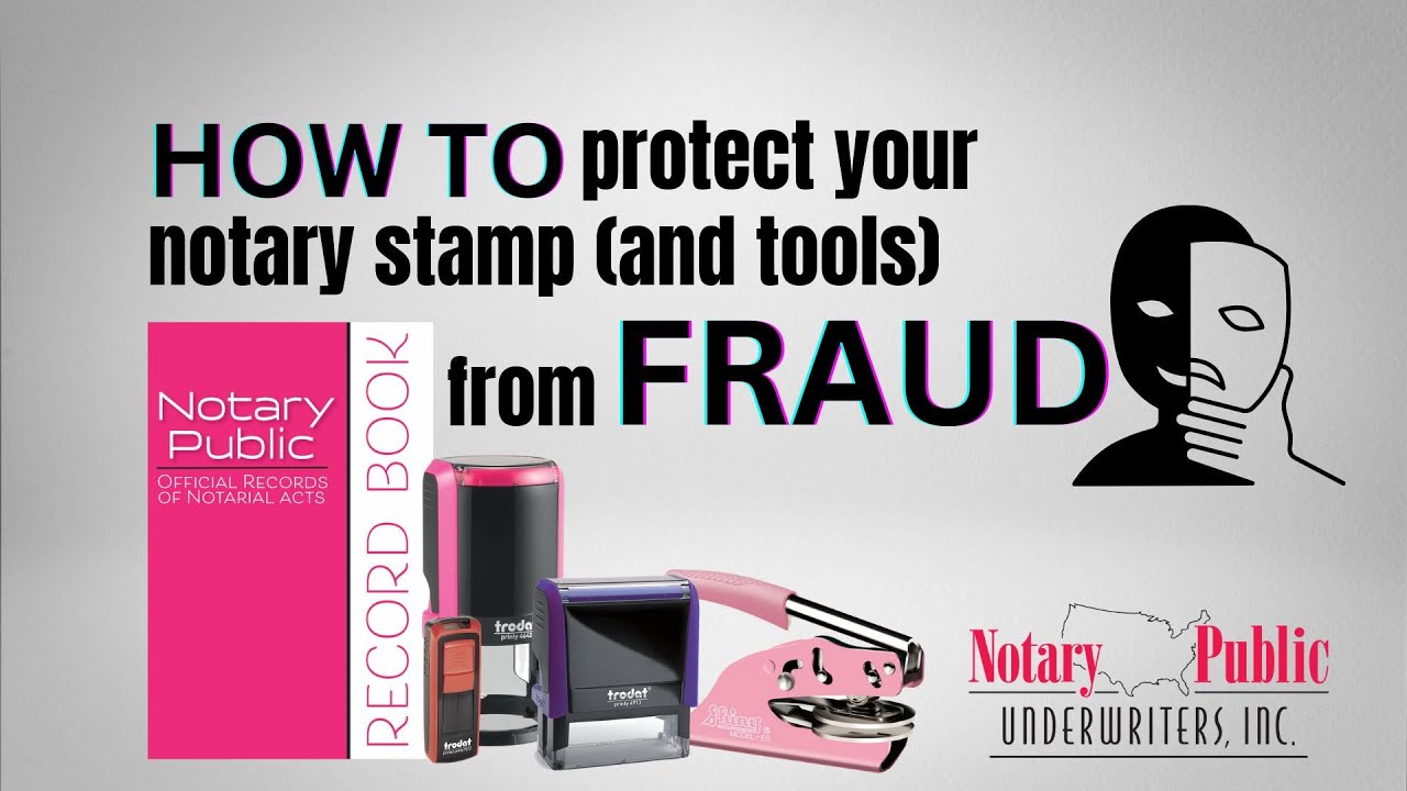 How to protect your notary stamp (and notary tools) from fraud