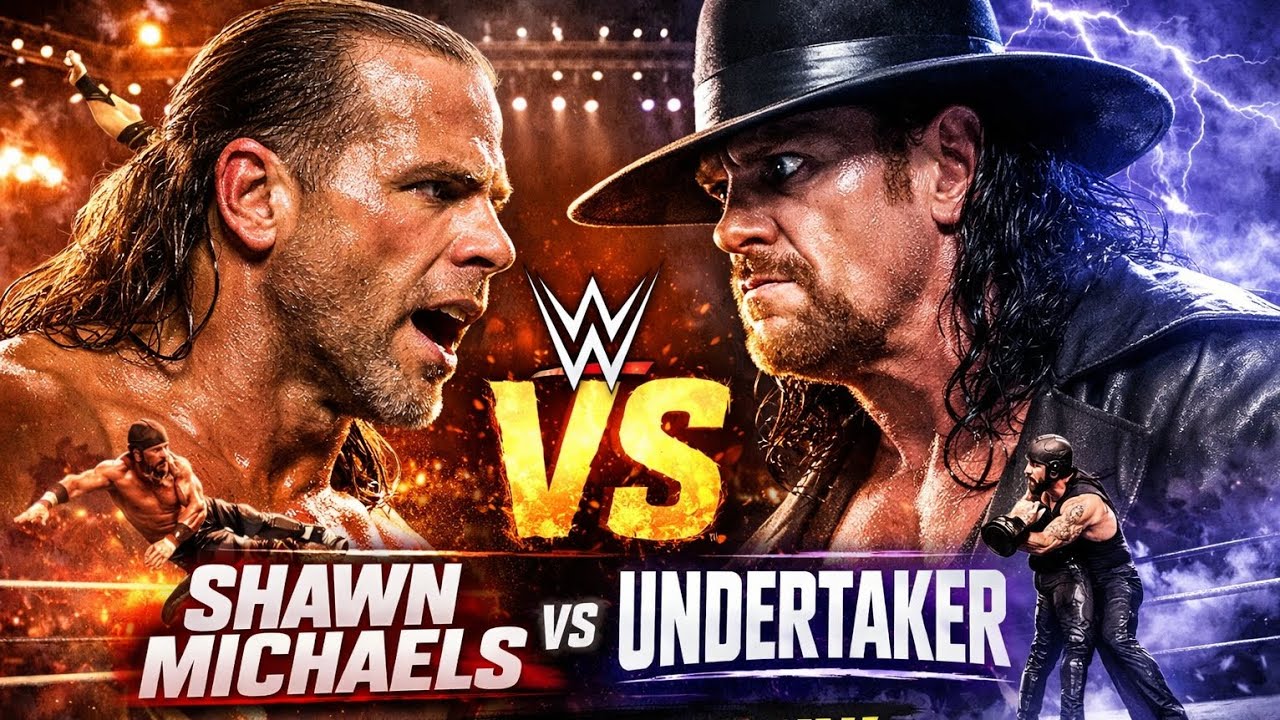 Undertaker vs Shawn Michaels – Legendary WrestleMania Match | WWE Epic Showdown #wrestlinggames #wwe