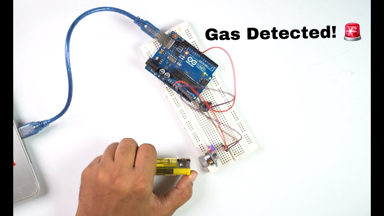 Gas Detector Using Arduino 🔥 | MQ135 Sensor with Buzzer Alarm | Simple DIY Project