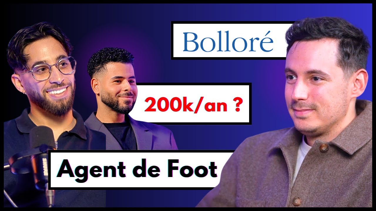 Il quitte BOLLORÉ pour devenir AGENT DE FOOTBALLEUR.