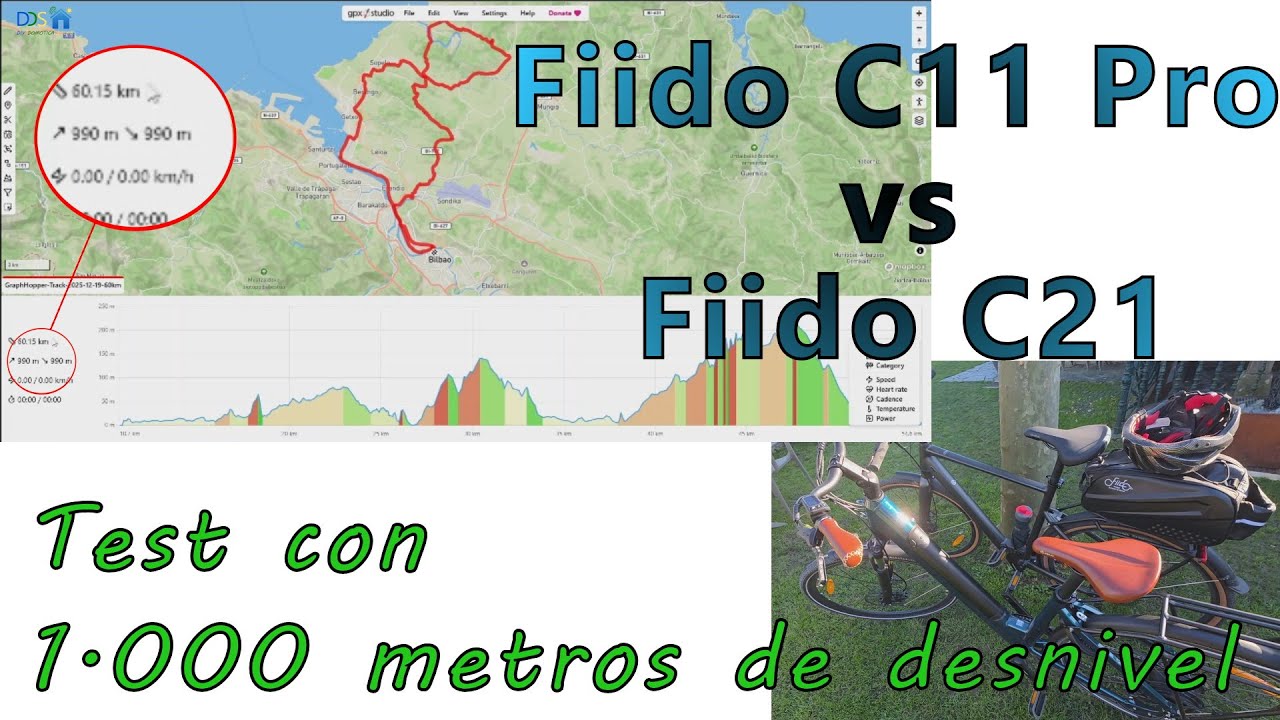 Comparativa Fiido C11 Pro vs C21. Salimos de ruta o uso normal ¿Cuántos kilómetros podremos hacer?