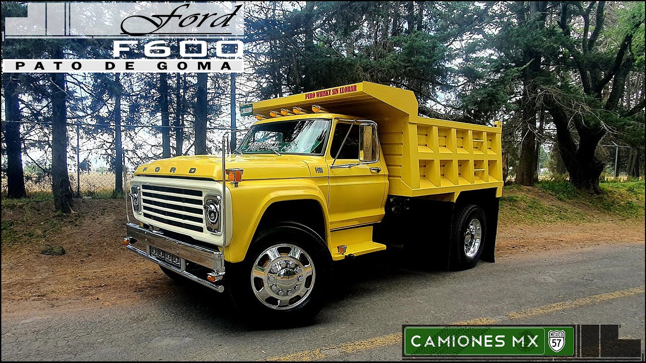 ¡Ford F600 1973 'Pato de goma' recién restaurado y renovado en Camiones Mx!