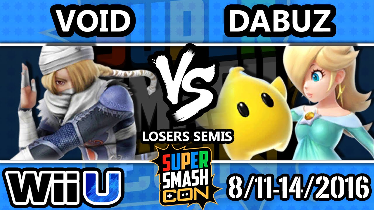 SSC 2016 SSB4 - CLG | VoiD (Sheik) Vs. dT | Dabuz (Olimar, Rosalina) - Smash 4 Losers Semis