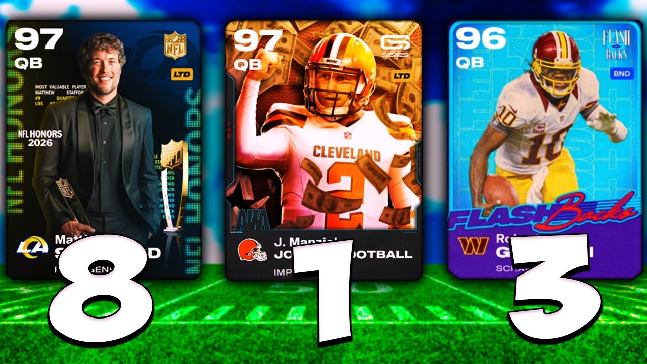 The Top 10 Quarterbacks in Madden 26!