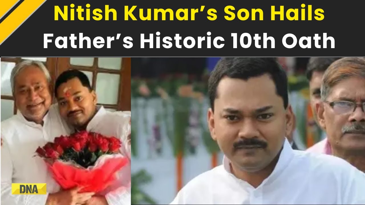 Bihar News: Nishant Kumar Congratulates Nitish Kumar On Historic 10th Oath | Bihar Election 2025