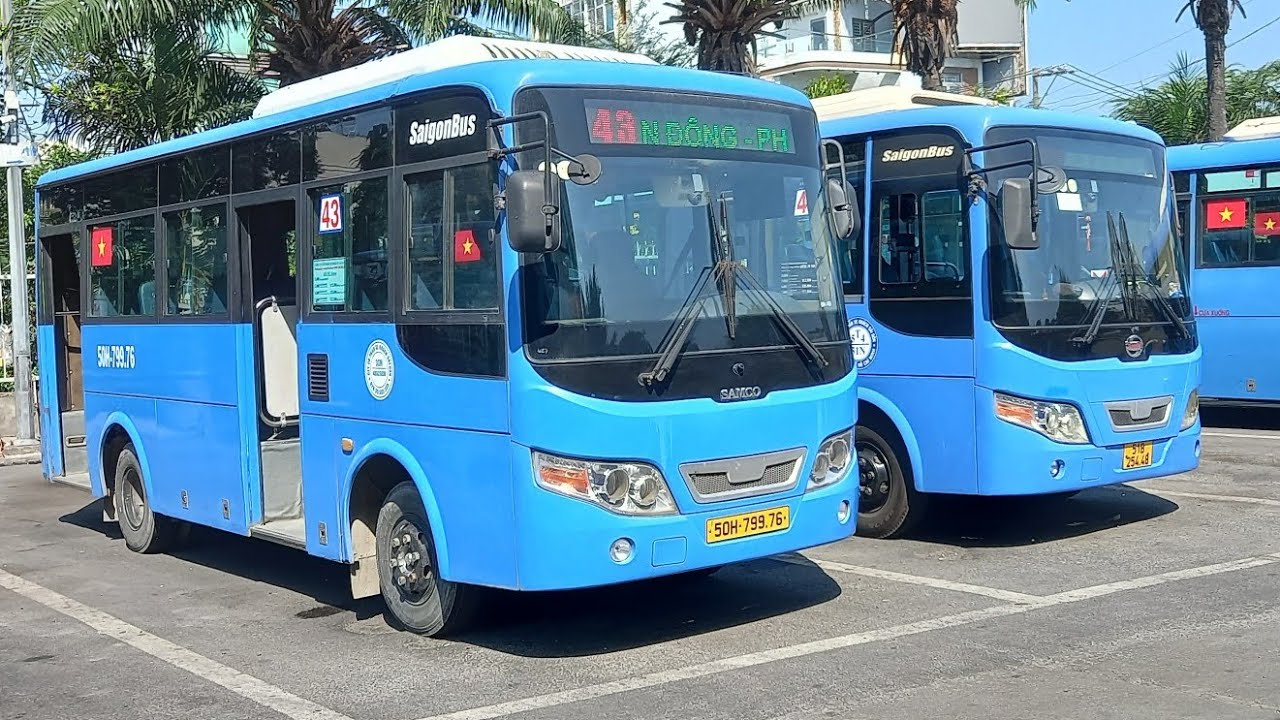 ĐVVT Tạm thời Review lộ trình lượt đi xe buýt tuyến 43 TP.HCM : Bến xe Miền Đông cũ - Phà Cát Lái 
