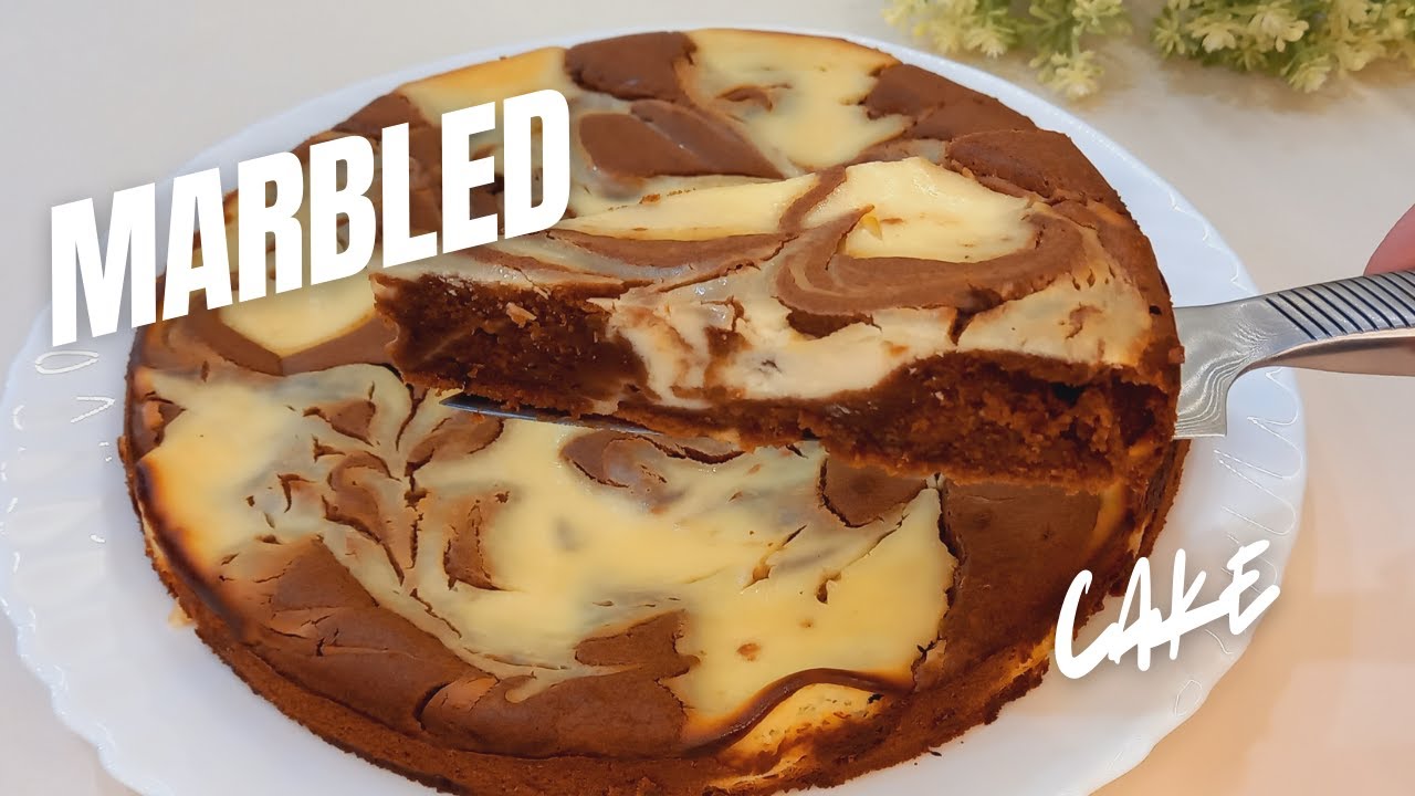 Perfect Marbled Cake Every Time | This Creamy Cake can be eaten in 5 minutes!
