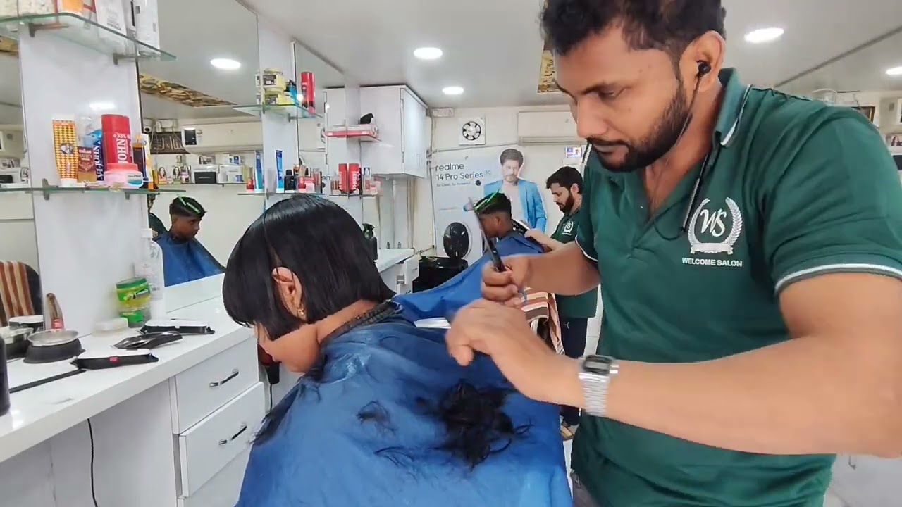 A Little Baby Girl Haircut Video By Shrafat Shaikh 💇✂️|@WelcomeSaloon2 
