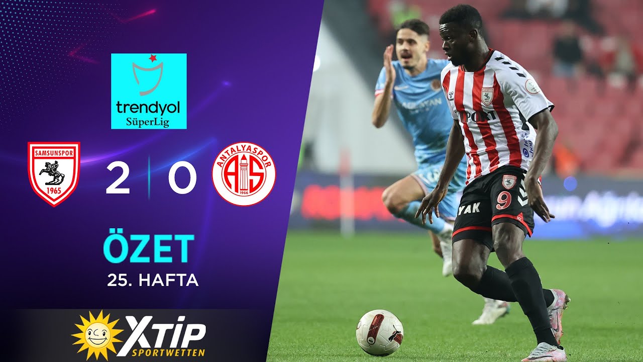 MERKUR BETS | Y. Samsunspor (2-0) B. Antalyaspor - Highlights/Özet | Trendyol Süper Lig - 2023/24