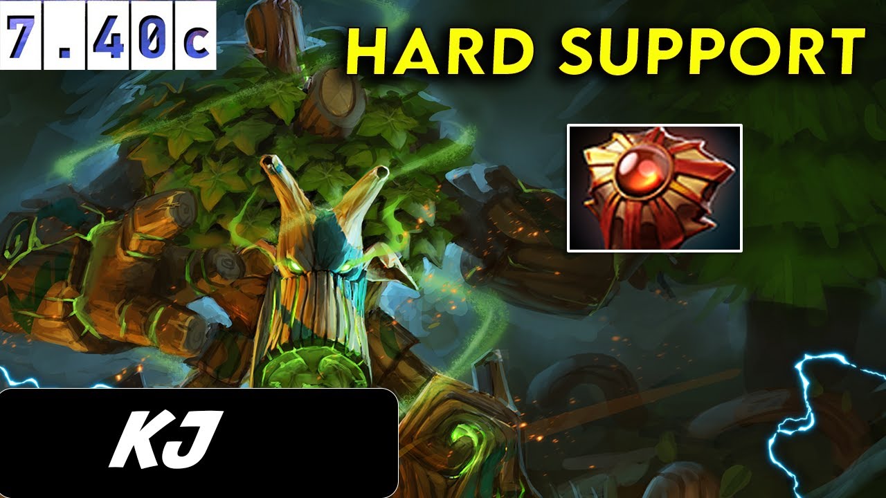 KJ Treant Protector Hard Support - Dota 2 Patch 7.40c Pro Player Full Gameplay