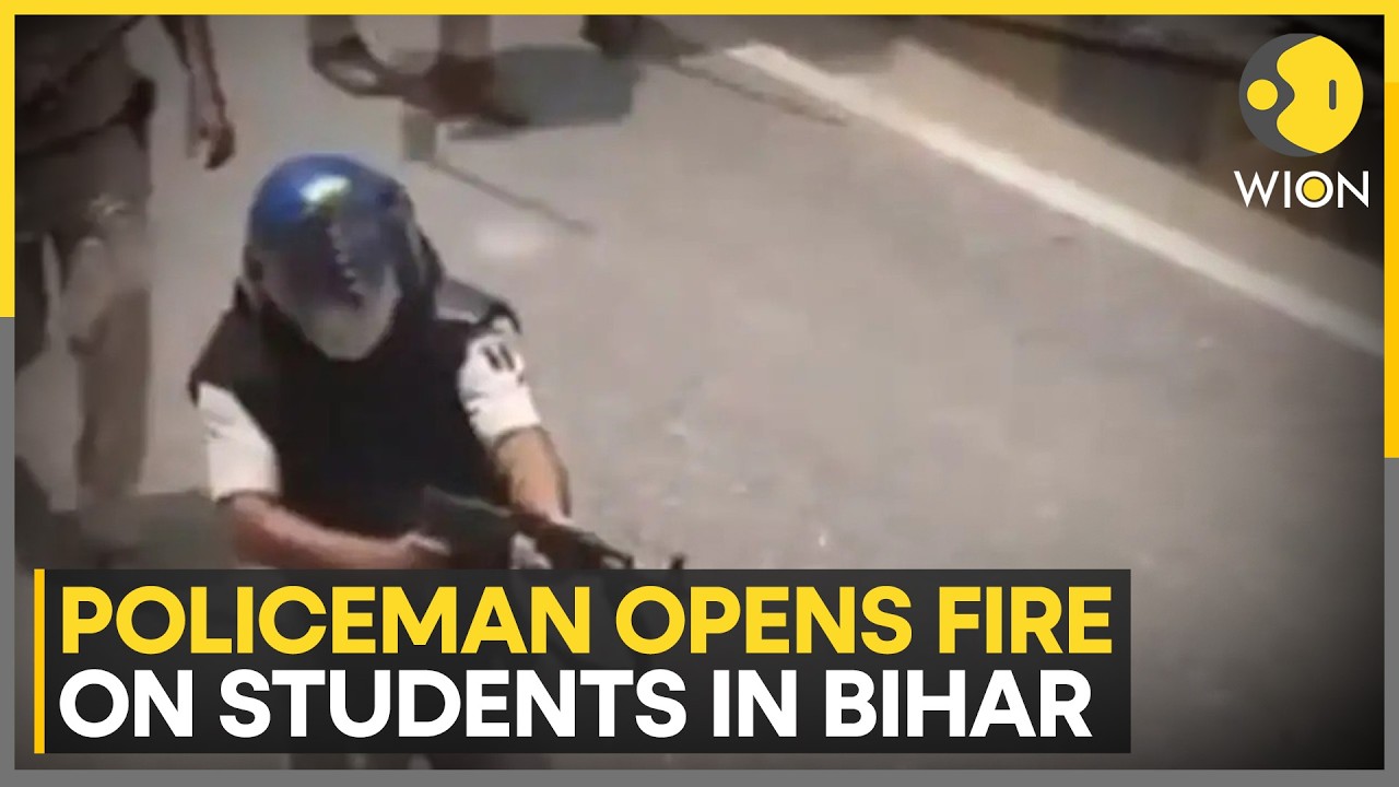Bihar Unrest: Policeman Uses Ak-47 on Protesting Students | WION News