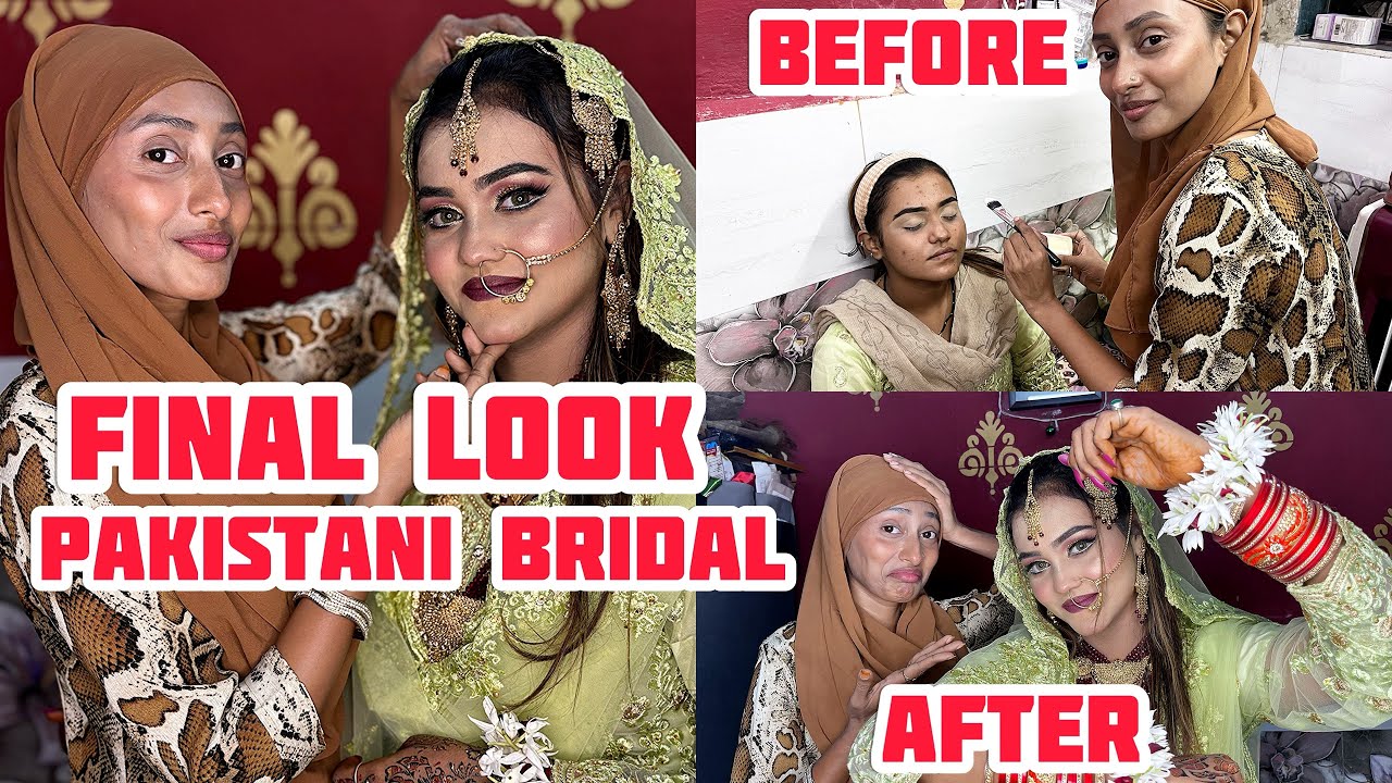 SHABNAM KA PAKISTANI BRIDAL LOOK😍 | MAKEOVER BY AASIFA | #shafiqueaasifa #bridalmakeup