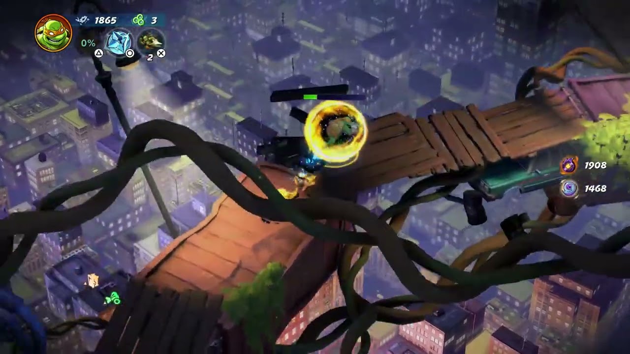 The Rooftops TMNT Splintered Fate, all gauntlet challenges