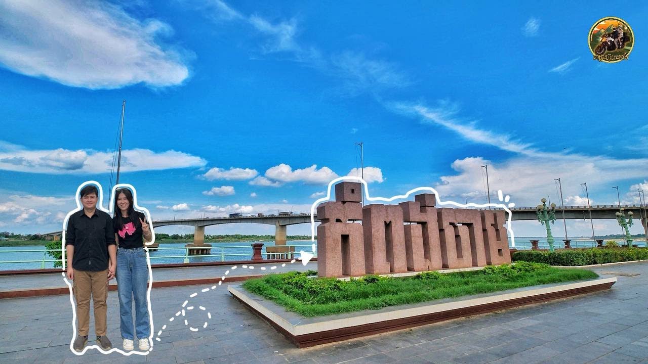 (Ep59) កន្លែងមានទឹកលេងញាំបាយថ្ងៃត្រង់ជាង១០០គីឡូនៅខេត្តកំពង់ចាម #CAMBODIA  #HONDACB400X