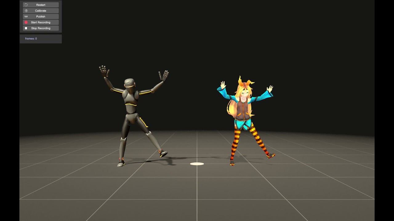 ViveMaster0.1: Motion capture with vive trackers.