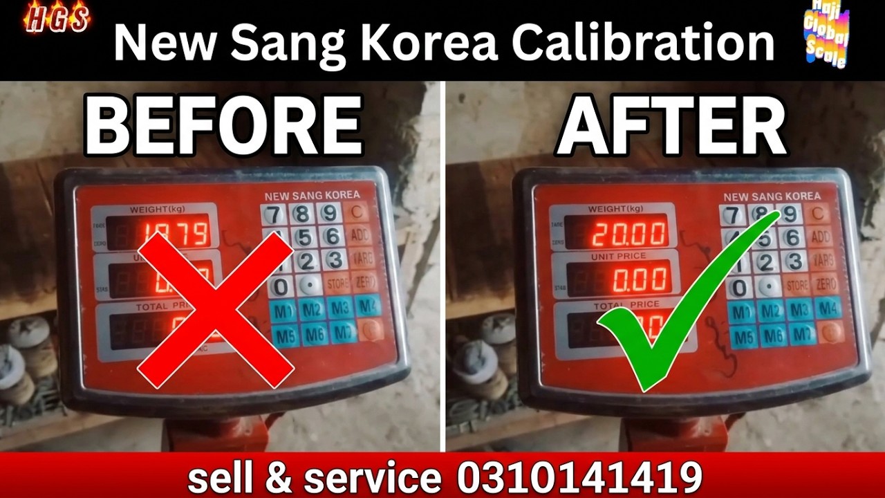 new sang korea calibration & setting 📟 calibrate sang korea #viralvideo