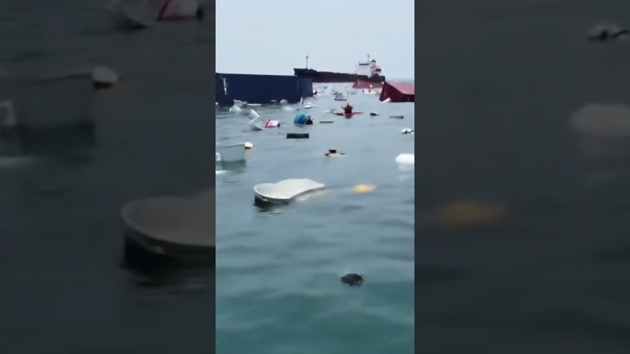 Cargo ship accident off Kerala coast: Hazardous material falls into sea,  #conceptual #video