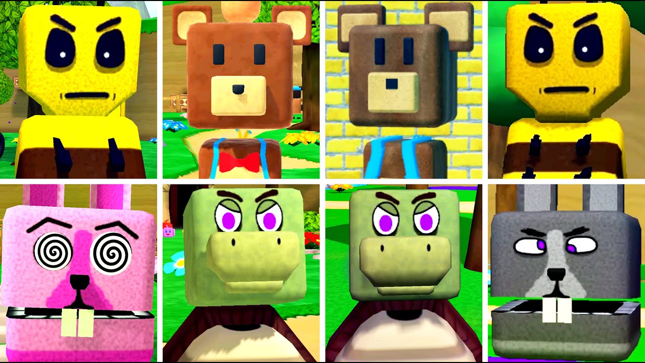 New Roblox vs Super Bear Adventure vs old version - Gameplay Walkthrough (4K60FPS - NO DAMAGE).