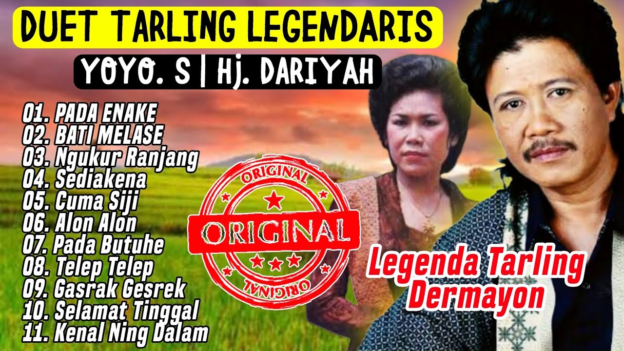 DUET TARLING LEGENDARIS YOYO S FEAT Hj. DARIYAH | TARLING INDRAMAYU CIREBONAN