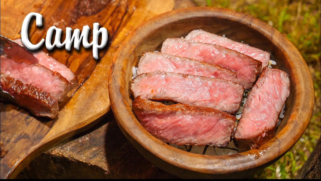 失敗しない！焚き火で作るSteakの焼き方