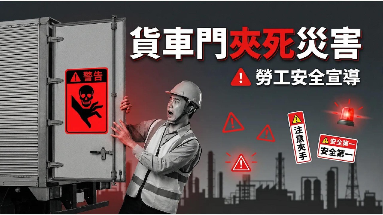 貨車門夾死災害