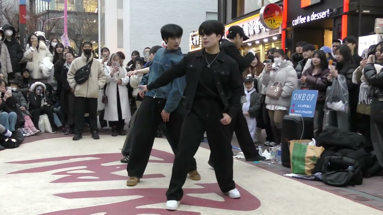 250130 kpop cover dance team ONE OF - MIC Drop (BTS) Hongdae busking