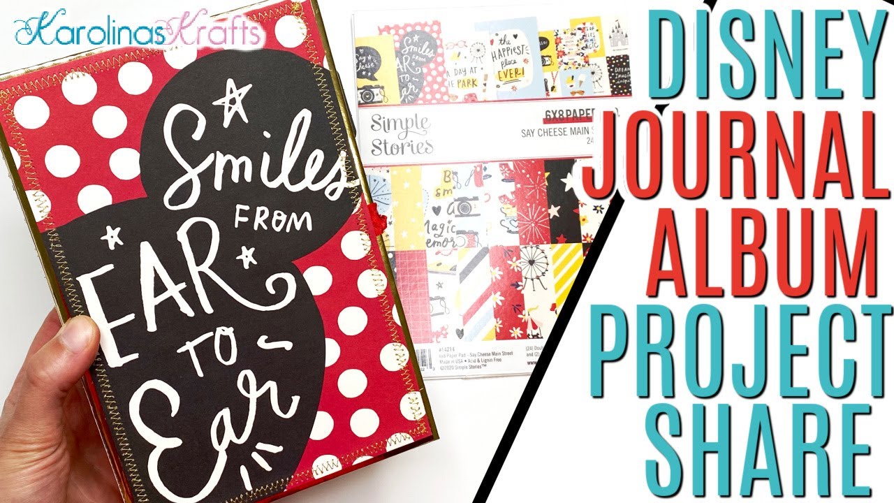 Disney Journal Albums Project Share using Say Cheese Main Street Collection , Disney Journal