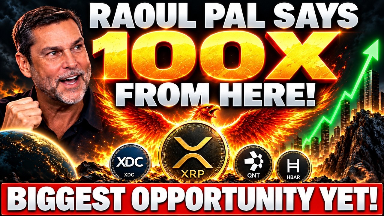 🔥Владельцы XRP, XDC, QNT и HBAR! Рауль Пал прогнозирует 100-кратный рост!