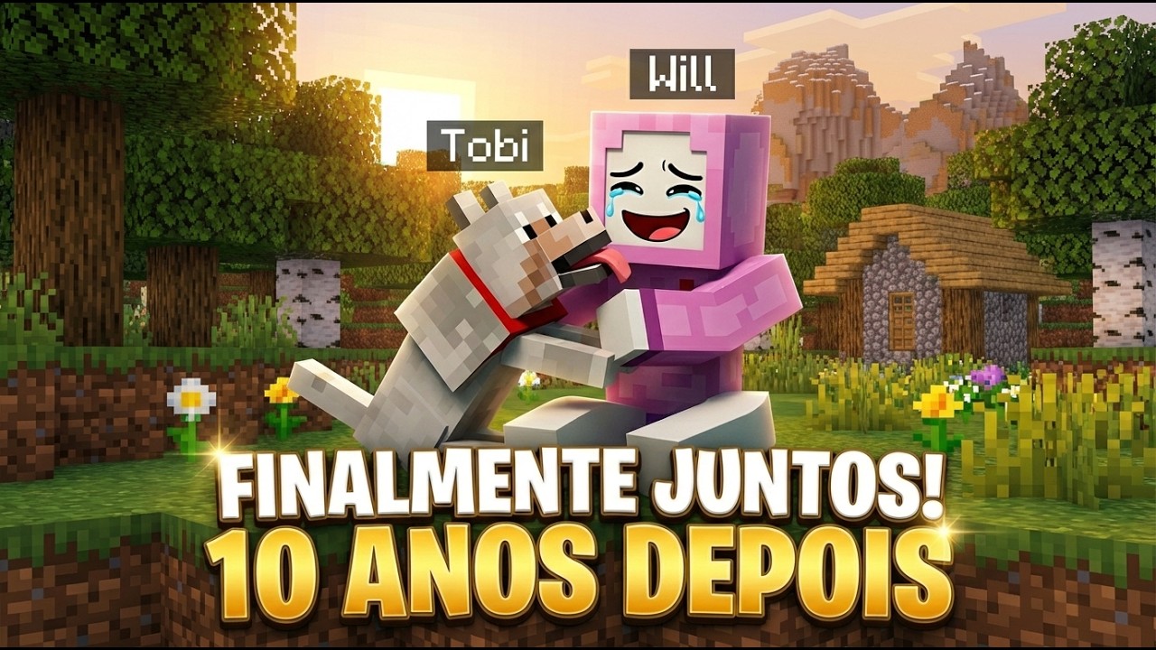 ENCONTREI MINHA PRIMEIRA CASA DEPOIS DE 10 ANOS NO MINECRAFT... 😢