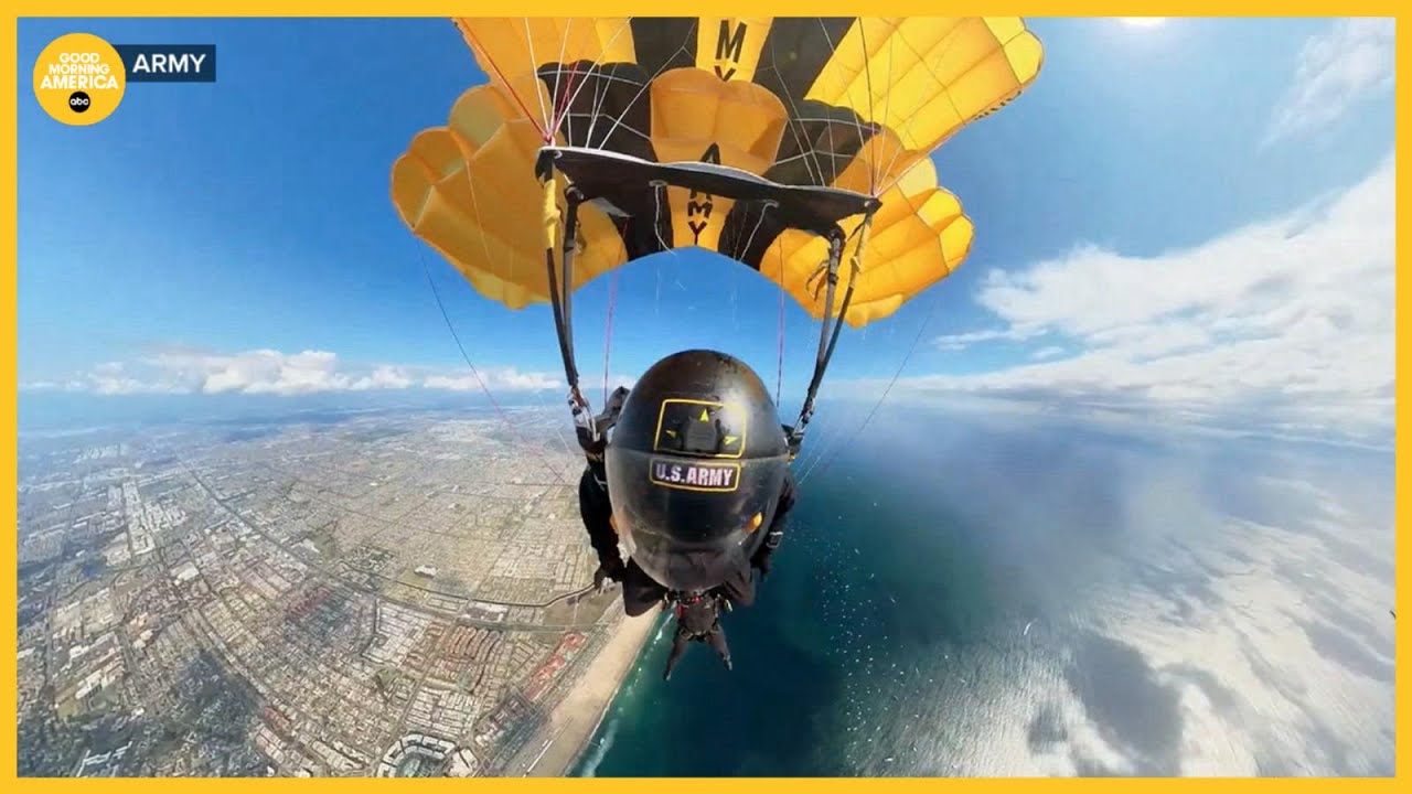 Inside the Golden Knights US Army's elite group of parachuters