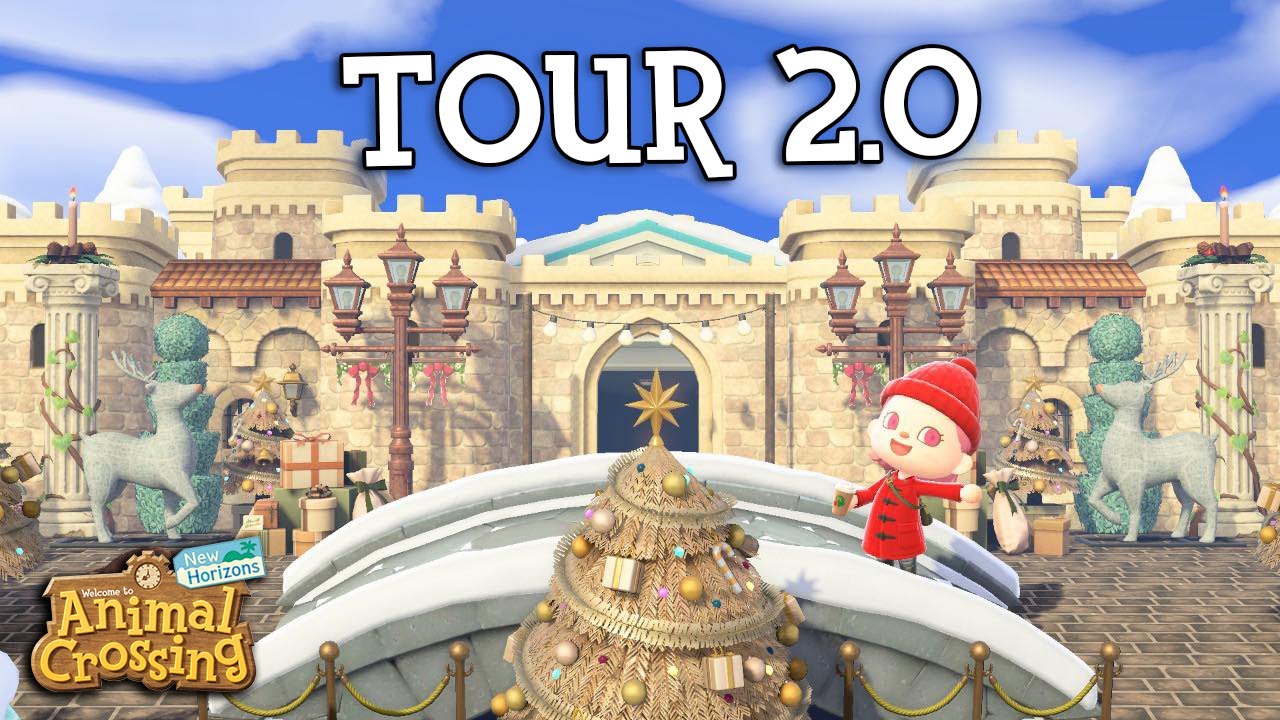 NON CI CREDO!! HA COSTRUITO UN CASTELLO😱TOUR 2.0 - Animal Crossing New Horizons