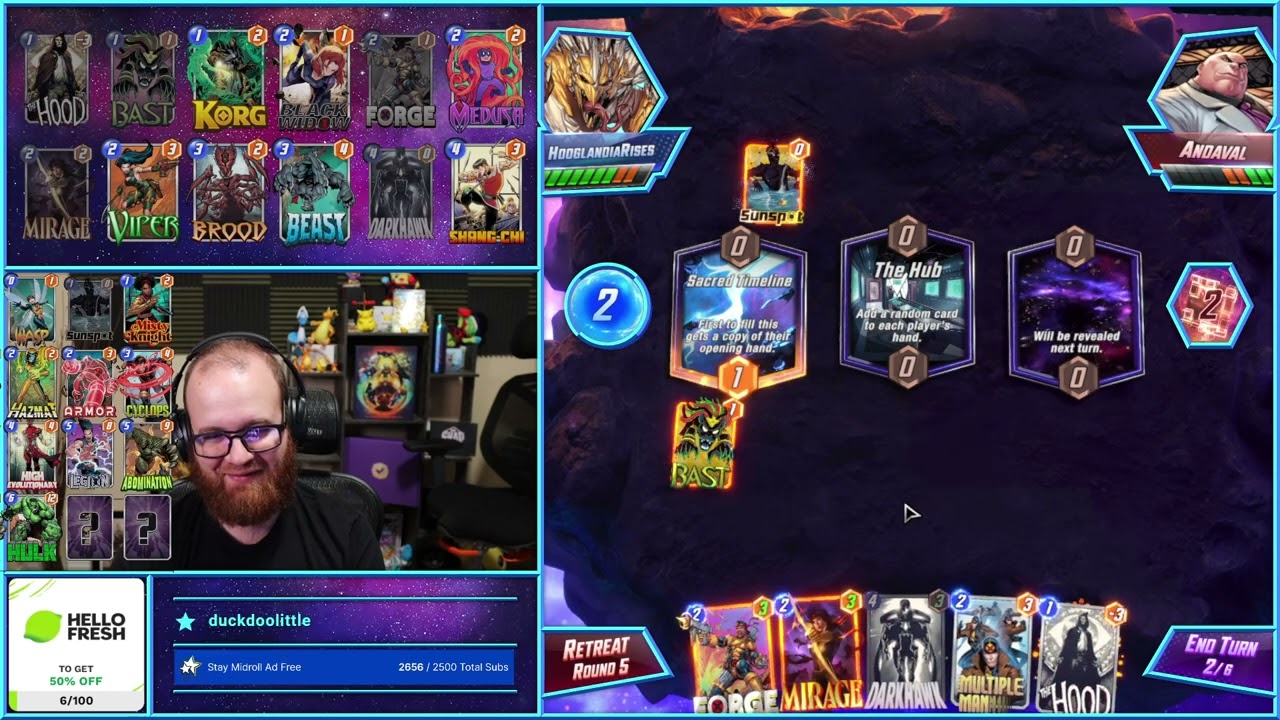Testing Decks I Brewed in a Fever Dream - Marvel SNAP Live Stream Gameplay Archives